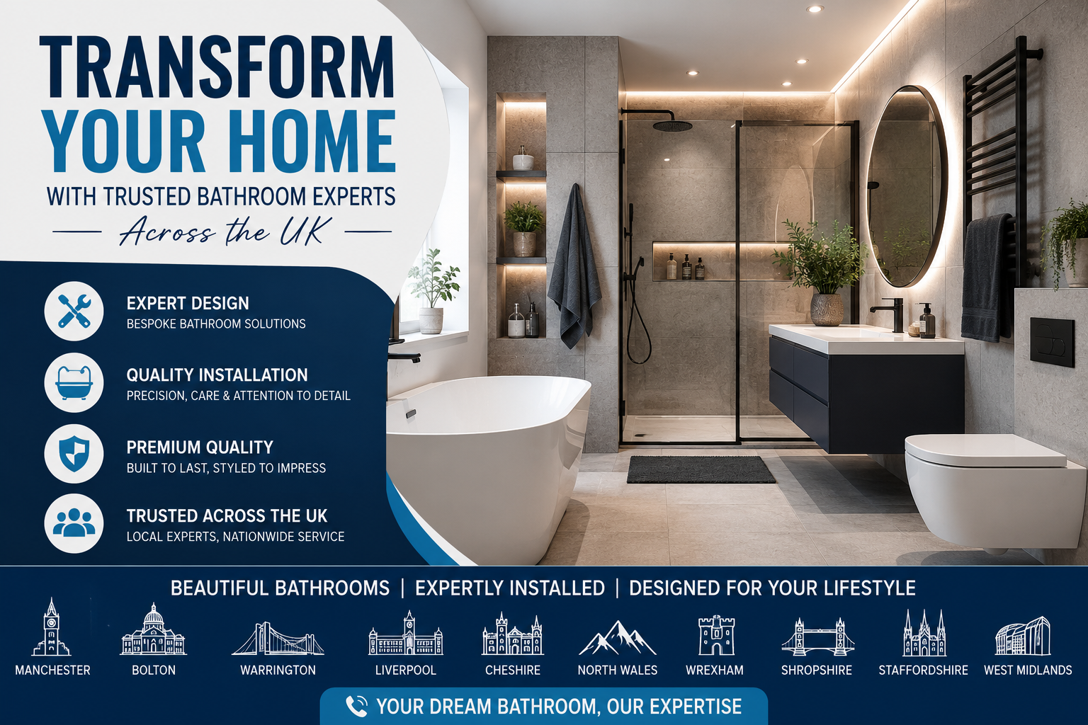 Trusted Bathroom Experts Across the UK