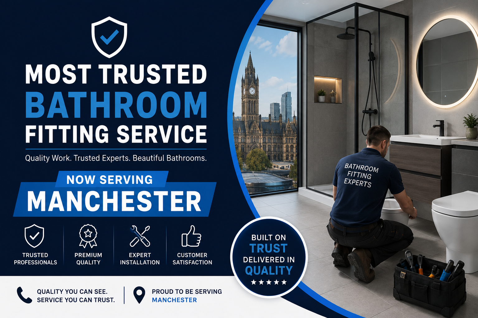 Bathroom Fitting Service Now Serving Manchester