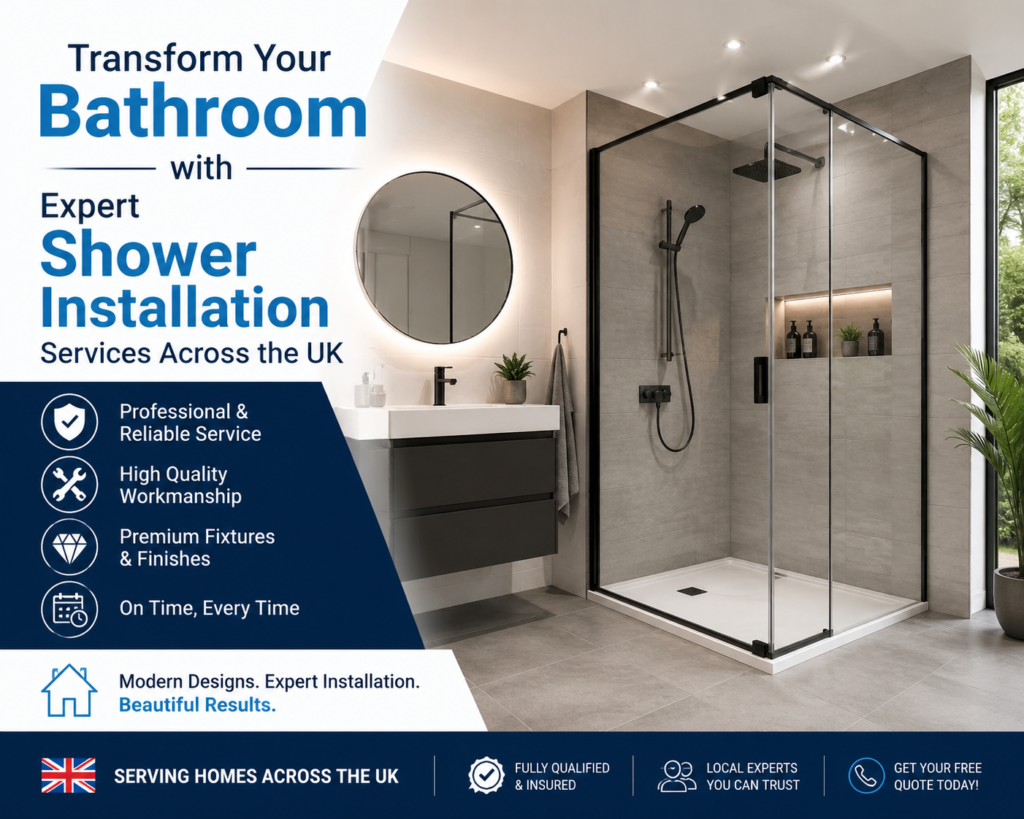 Shower Installation Services Across the UK